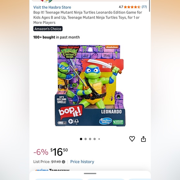 Hasbro Green and Blue Bop It! Fun, challenging Game
ages 8*-check out video - Picture 5 of 6